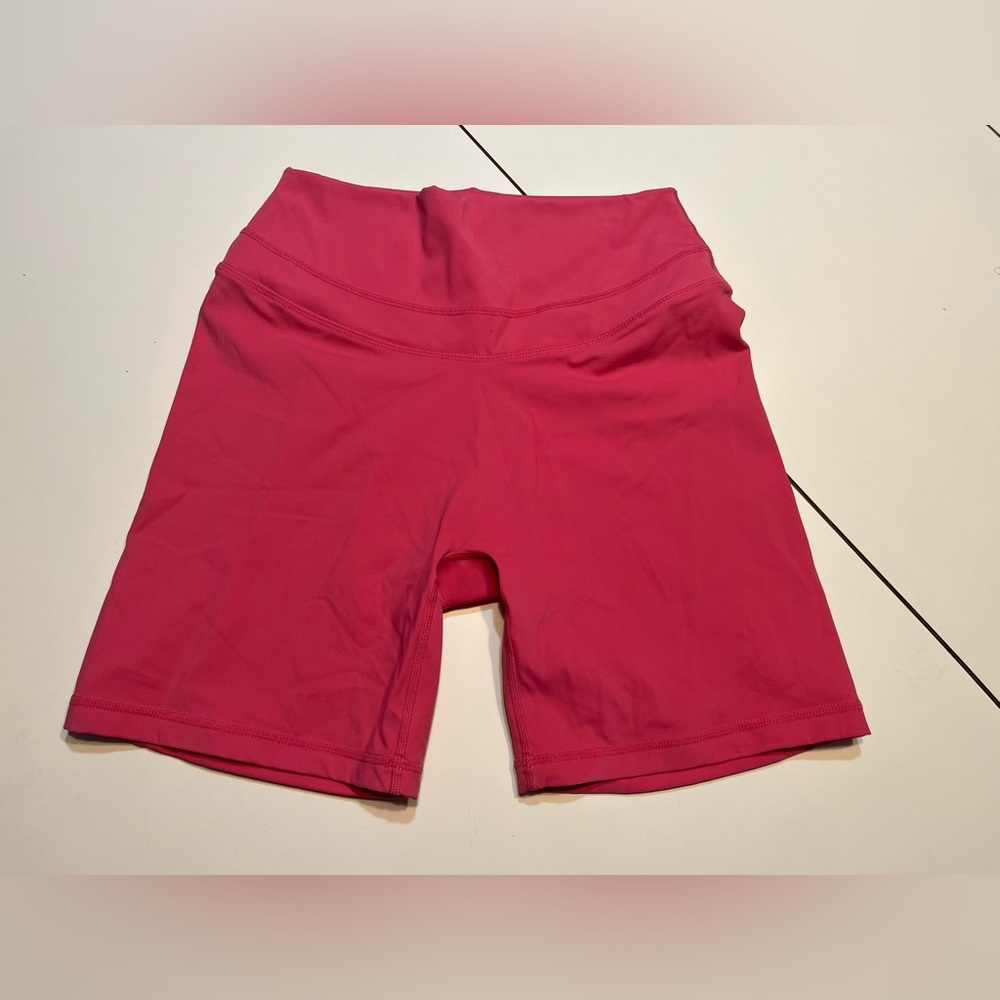 Oner active pink bicycle shorts small workout fitness